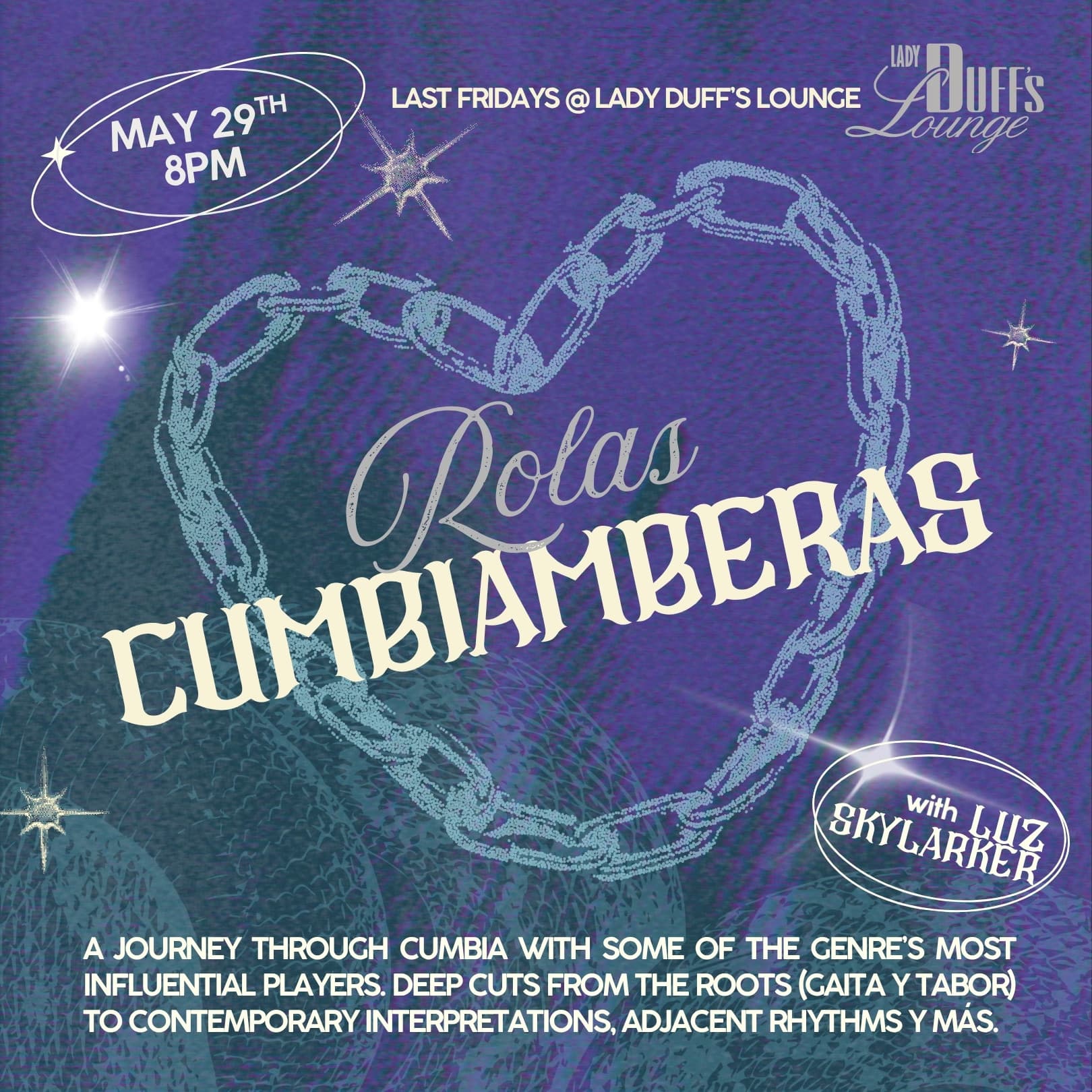 Flyer for Rolas Cumbiamberas